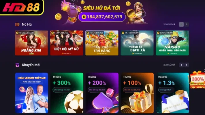 HD88 - Nền tảng cá cược đáng tin cậy